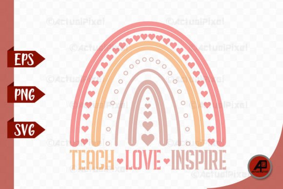Download Teacher Boho Rainbow Png SVG Design - Boho rainbow png Collection